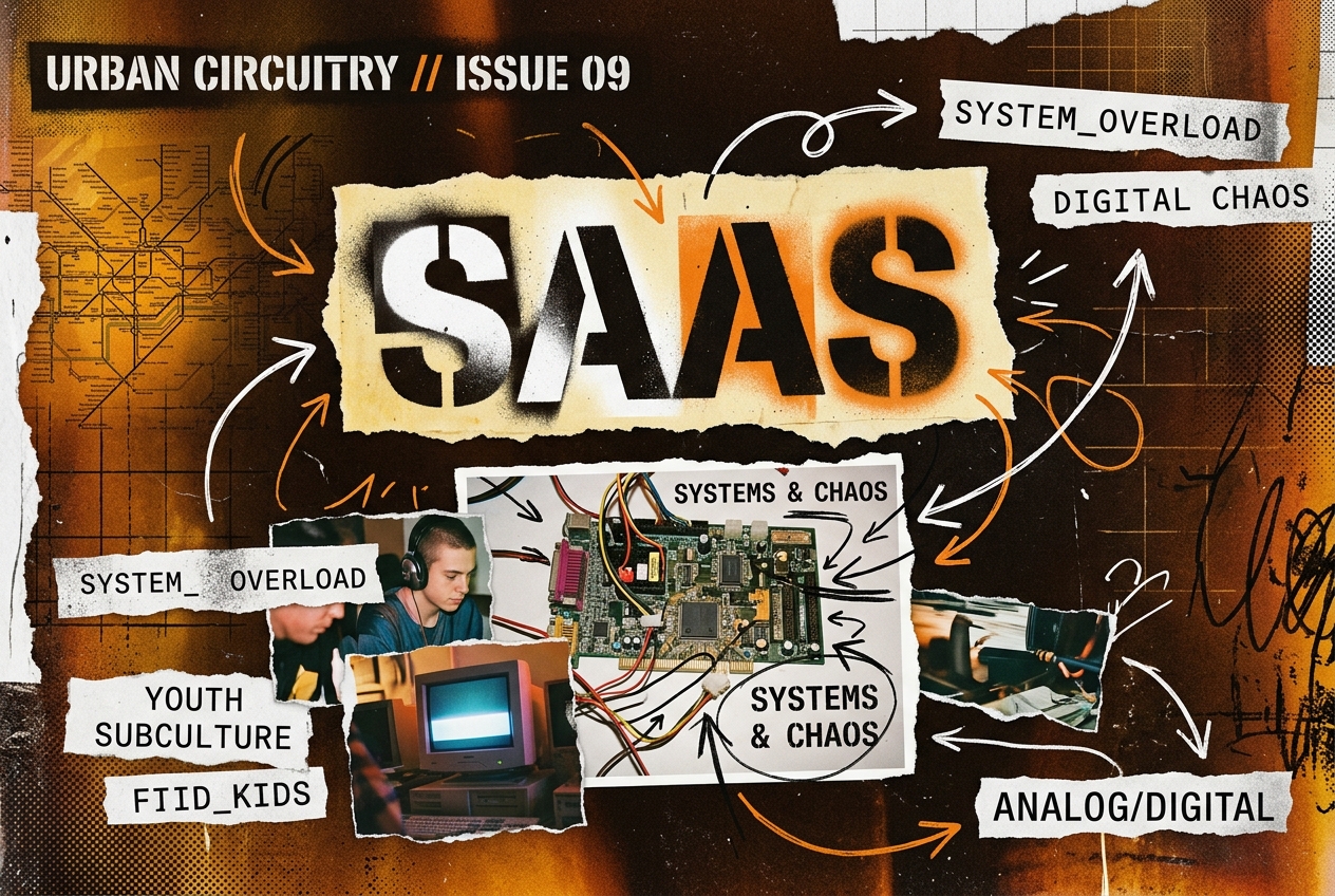 SaaS & Digital Technology Collage editorial